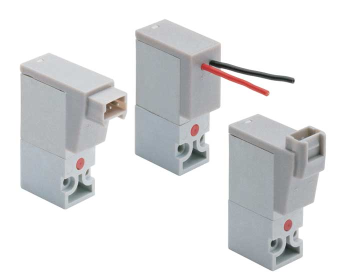 Электропневматические минираспределители прямого действия. Серия K