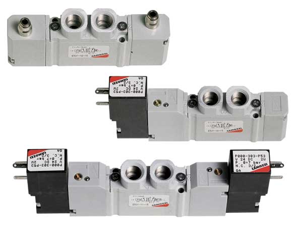 Распределители с пневматическим и электропневматическим управлением. Серия Е