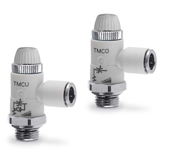 Пневмодроссели. Серия TMCU - TMVU - TMCO.