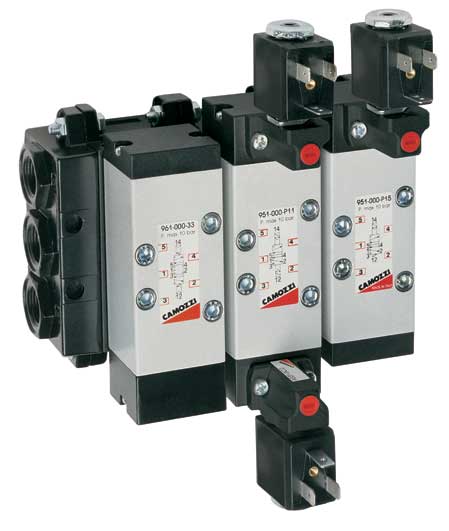 Золотниковые распределители с электропневматическим управлением. Серия 9