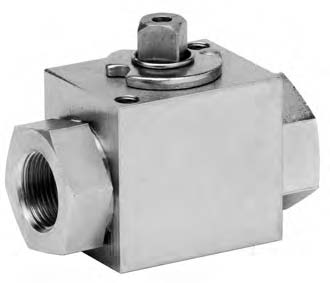 Кран шаровый 2-ходовой на высокое давление.. Серия 526