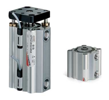 Короткоходовые цилиндры. Серия QP-QPR