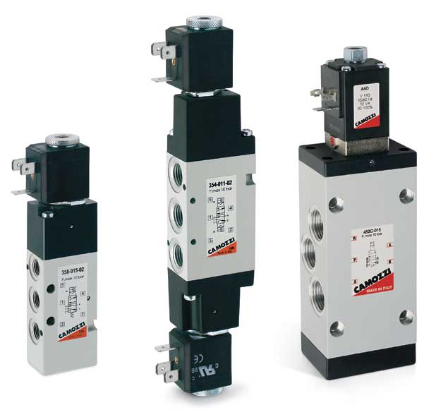 Золотниковые распределители с электропневматическим управлением. Серия 3 и 4.