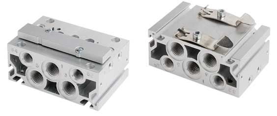 Принадлежности для распределителей серии E с пневматическим и электропневматическим управлением
