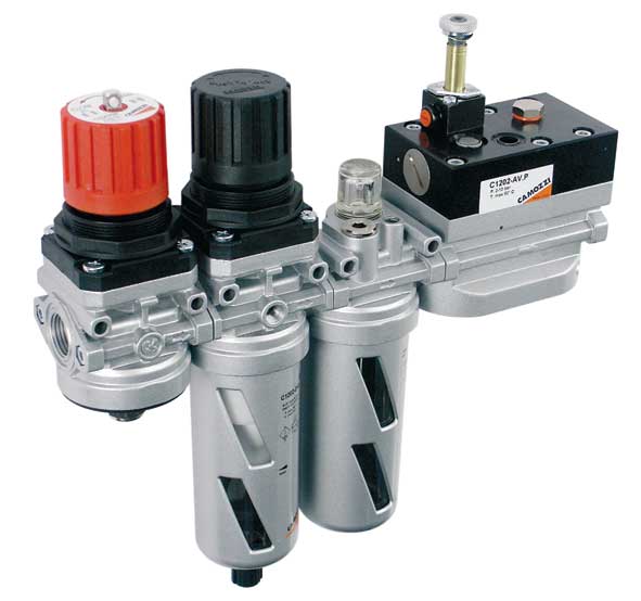 Блок подготовки воздуха в сборе. Серия С