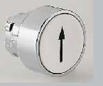 Кнопка белая, со стрелкой 8 LM2T B1148