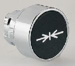 Кнопка черная со стрелкой 8 LM2T B1512