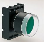 Кнопка утопленная черная 8 LP2T B302