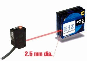 E3Z-L - специализированный фотодатчик с узким лучом