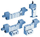 5/2, 5/3 пневмораспределители c электропневматическим управлением SYJ3000/5000/7000