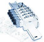 5/2, 5/3 пневмораспр., кассетный тип SY3060/5060/7060