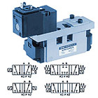 5/2, 5/3 пневмораспр.с электропневматическим упр-м EVS7-6 (ISO 1) / EVS7-8 (ISO 2) / EVS7-10 (ISO 3)