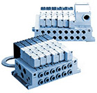 5/2, 5/3 пневмораспределитель с электропневматическим управлением VQ4000