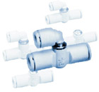 Клапан быстрого выпуска компактной конструкции с быстроразъемным соединением AQ240F-AQ340F