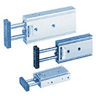 Пневмоцилиндр двухштоковый сдвоенный CXSM