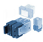 Пневматический захват усиленной конструкции с углом раскрытия 180° MHW2