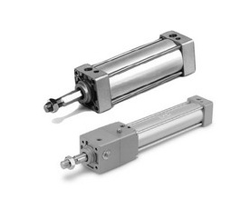 Цилиндр с пневмоуправляемым стопором C95N