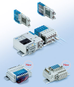 4/2, 4/3, 2x3/2 пневмораспределители SJ2000/3000