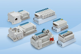 5/2, 5/3, 2x3/2 пневмораспределители электропневматическим управлением New SY3000/5000