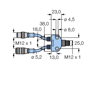 Продукт VB2-FSW/RSSW-RKSW455-0,5M-0,5M